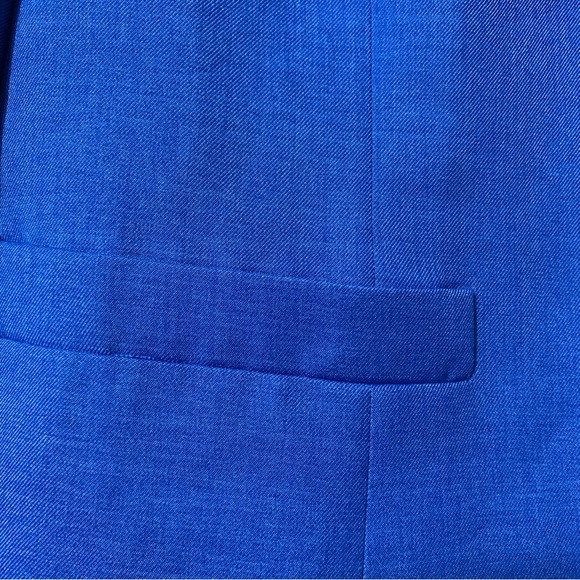 LE SUIT SEPARATES 🔹 Royal Blue One Button Women’s Blazer Jacket - Size 16 - Picture 10 of 13